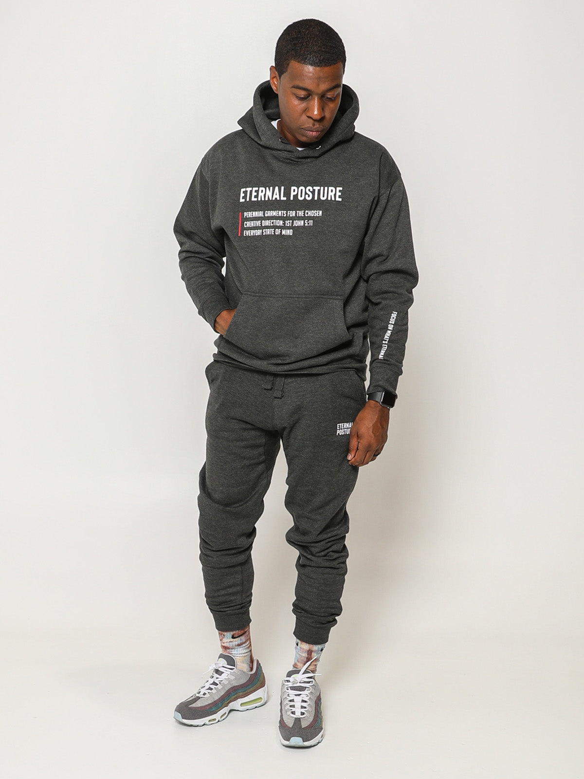 EP Comfort Fleece Tracksuit - Heather Grey
