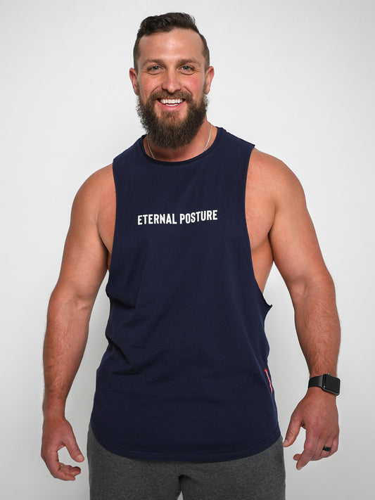 EP Performance Cutoff Tee - Men's Navy
