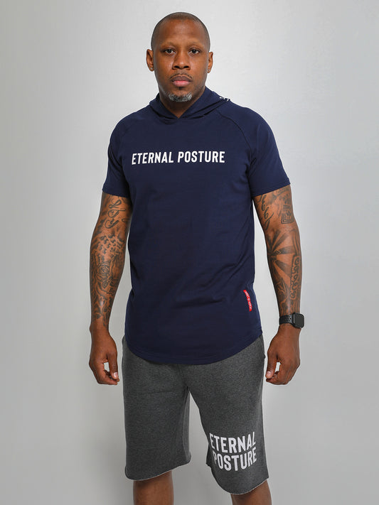 EP Performance Hoodie Tee - Men's Navy