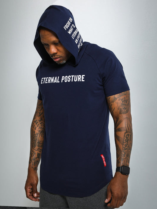 EP Performance Hoodie Tee - Men's Navy