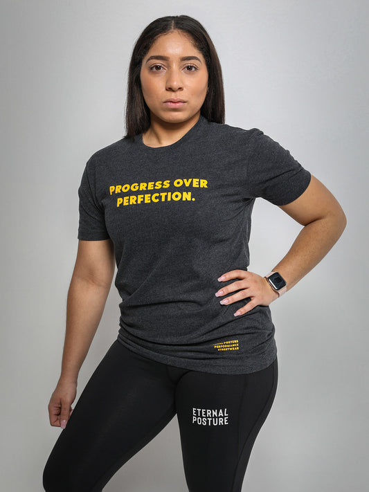 Sueded TechFit Tee - Progress Over Perfection