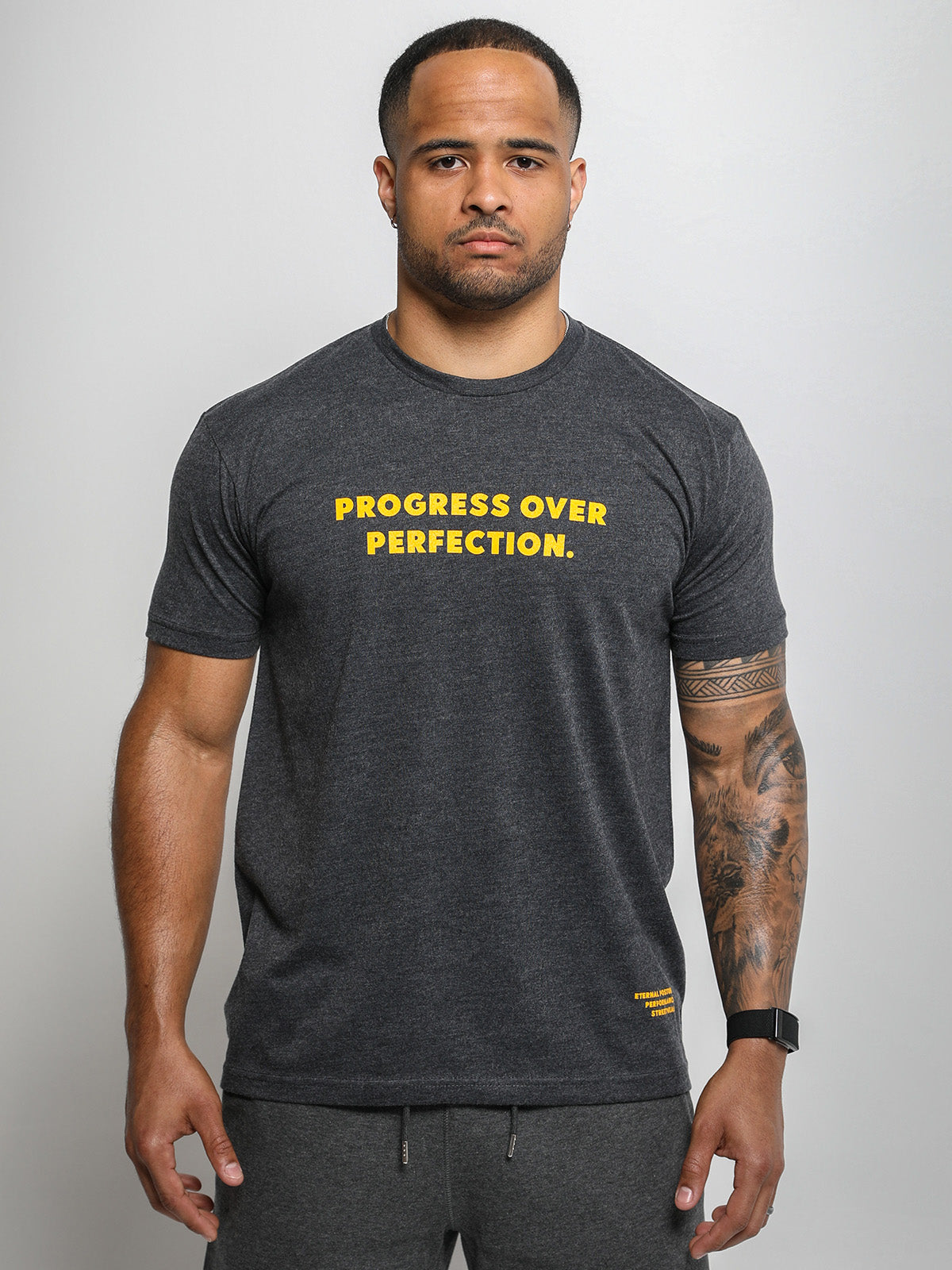 Sueded TechFit Tee - Progress Over Perfection