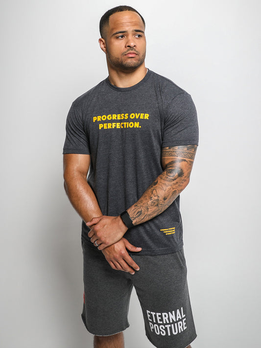 Sueded TechFit Tee - Progress Over Perfection