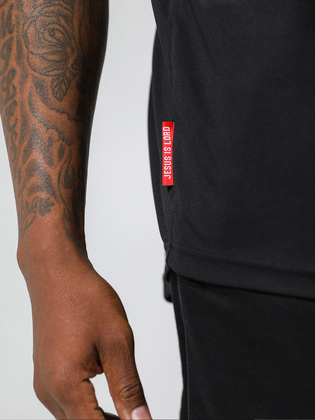 Dry Wick Performance Swoop Tee - Men's Black