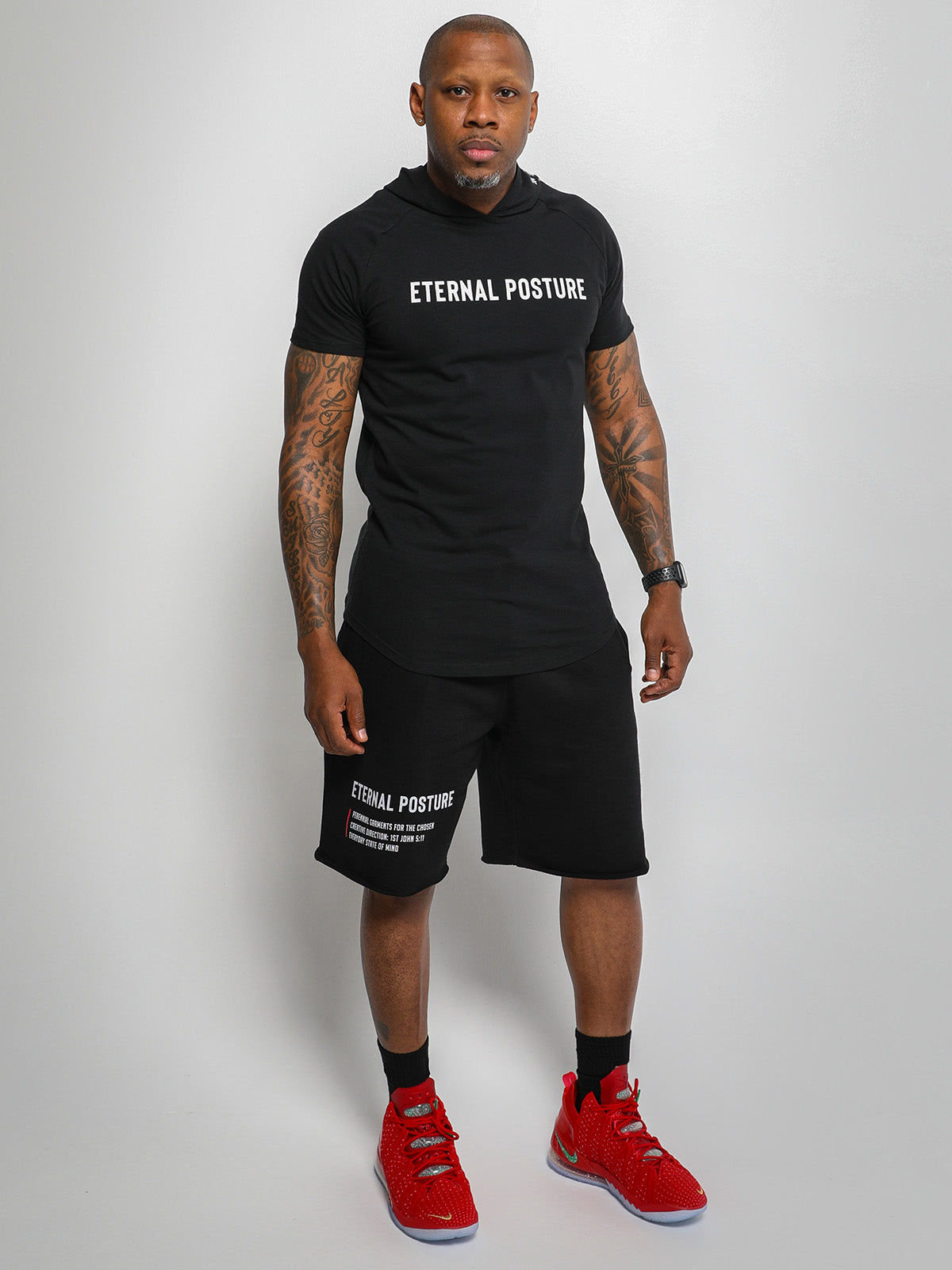 EP Performance Hoodie Tee - Men's Black
