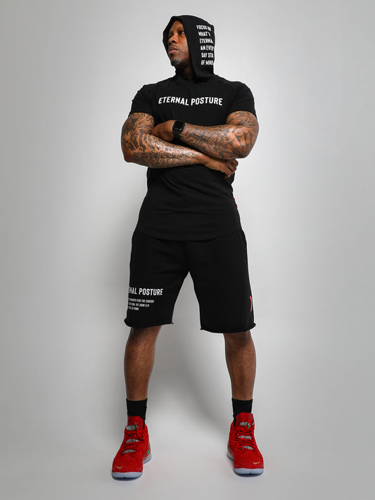 EP Performance Hoodie Tee - Men's Black