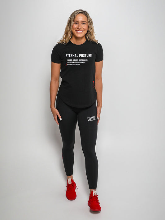 EP Performance Tee - Contour Black