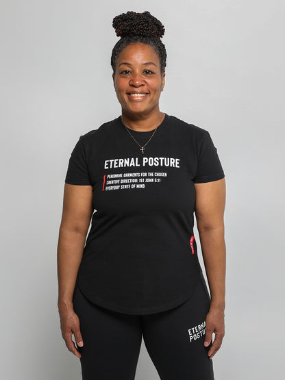 EP Performance Tee - Contour Black