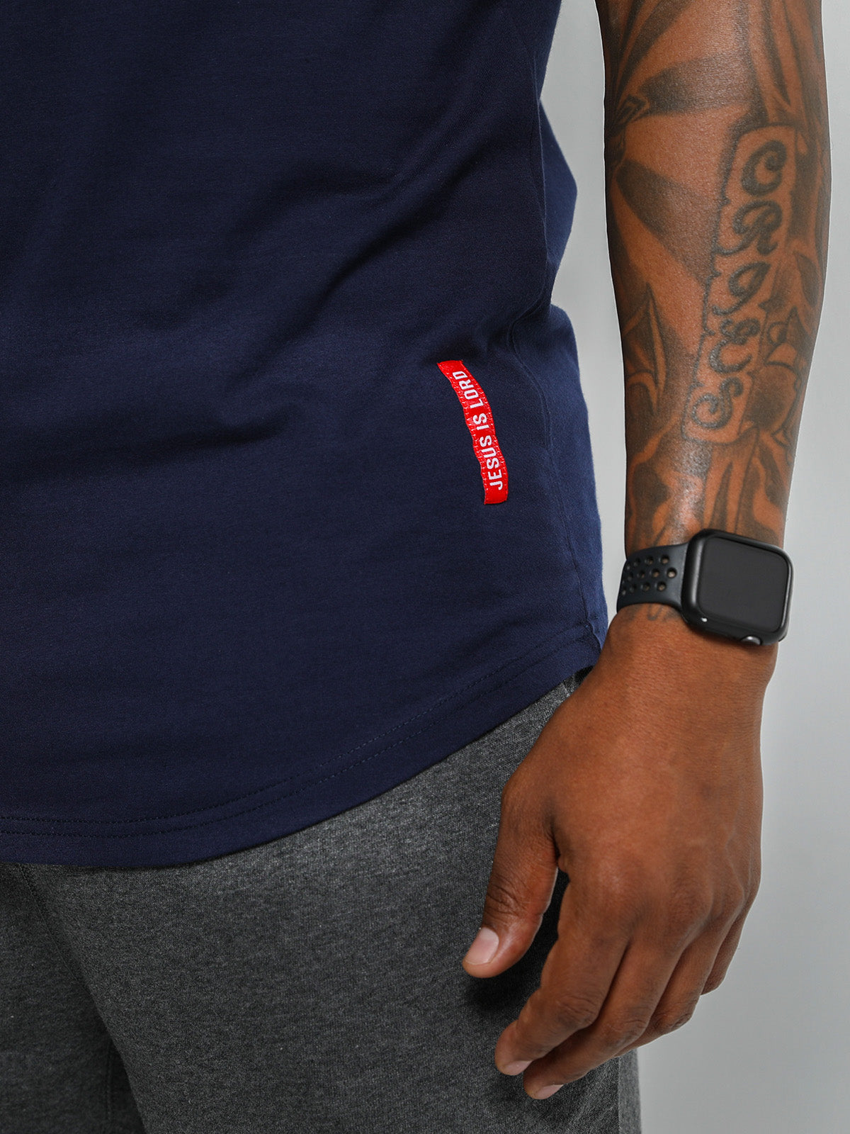 EP Performance Hoodie Tee - Men's Navy