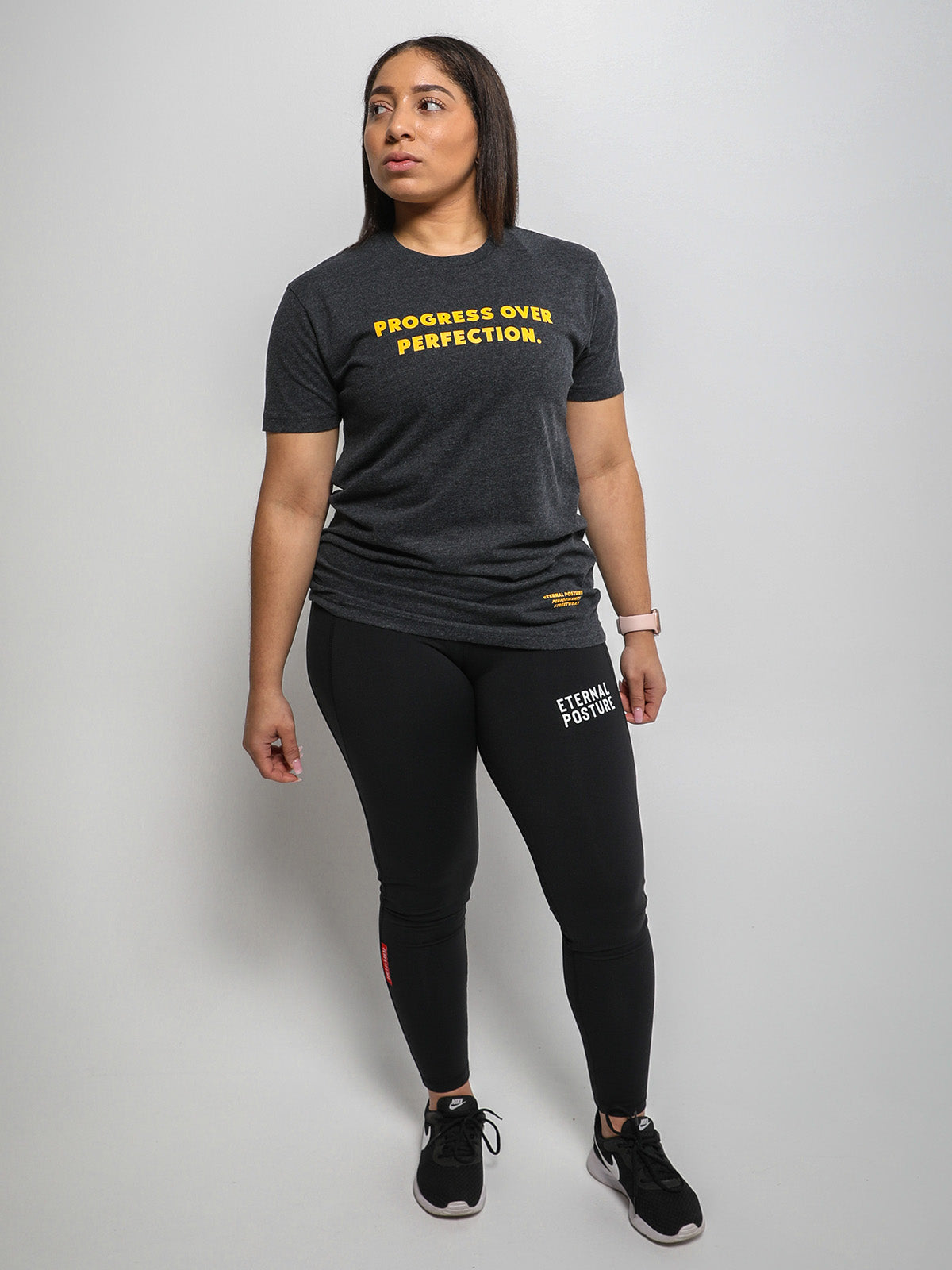 Sueded TechFit Tee - Progress Over Perfection