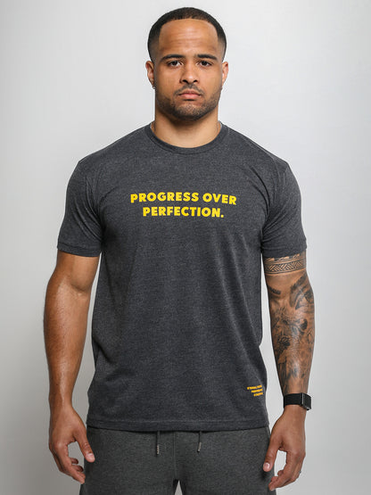Sueded TechFit Tee - Progress Over Perfection
