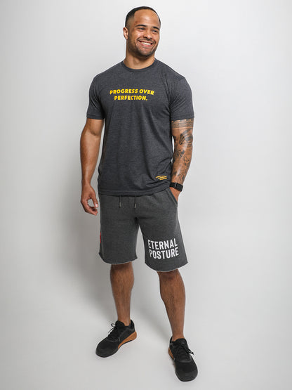 Sueded TechFit Tee - Progress Over Perfection