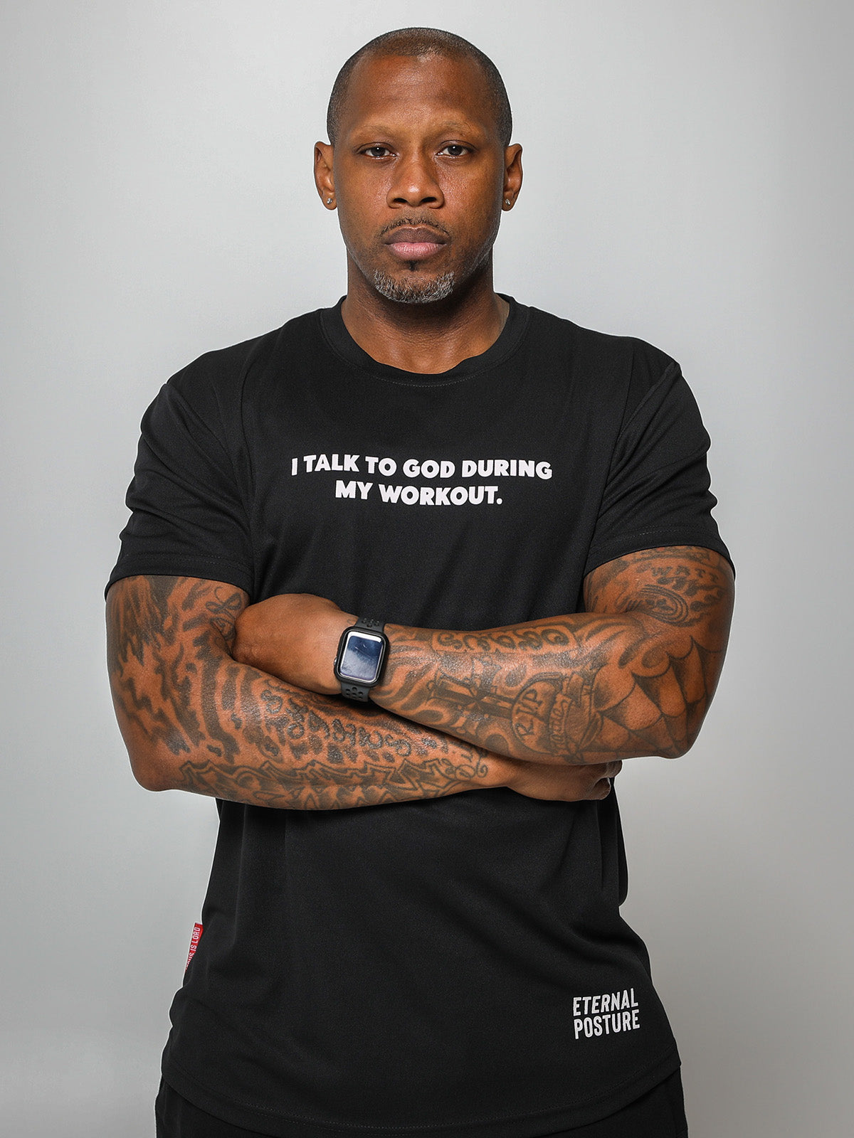 Dry Wick Performance Swoop Tee - Men's Black