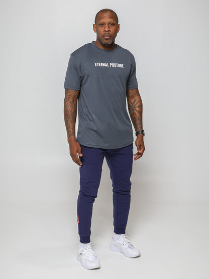 Dry Wick Performance Swoop Tee - Men's Gray